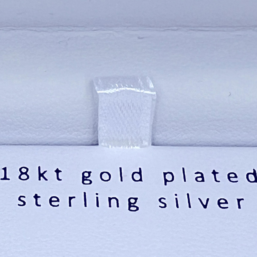 MÍA FIORE💯, STERLING SILVER BRACELET, 18KT GOLD PLATED, 7 INCHES, MADE IN ITALY - Picture 11 of 15